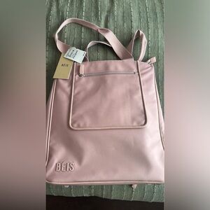 BEIS Blush Pink Backpack